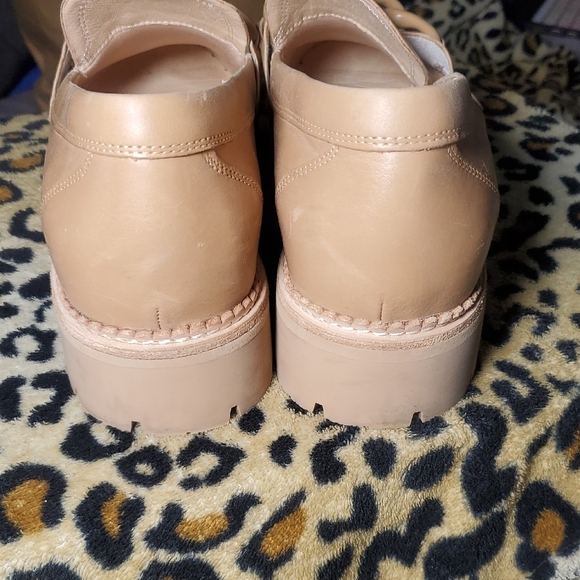 FRANKIE4 Saint Platform Loafer Biscuit Women's Tan Color Size 8.5 - Picture 5 of 12